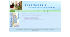 Desktop Screenshot of ergotherapiewiedikon.ch