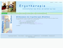 Tablet Screenshot of ergotherapiewiedikon.ch